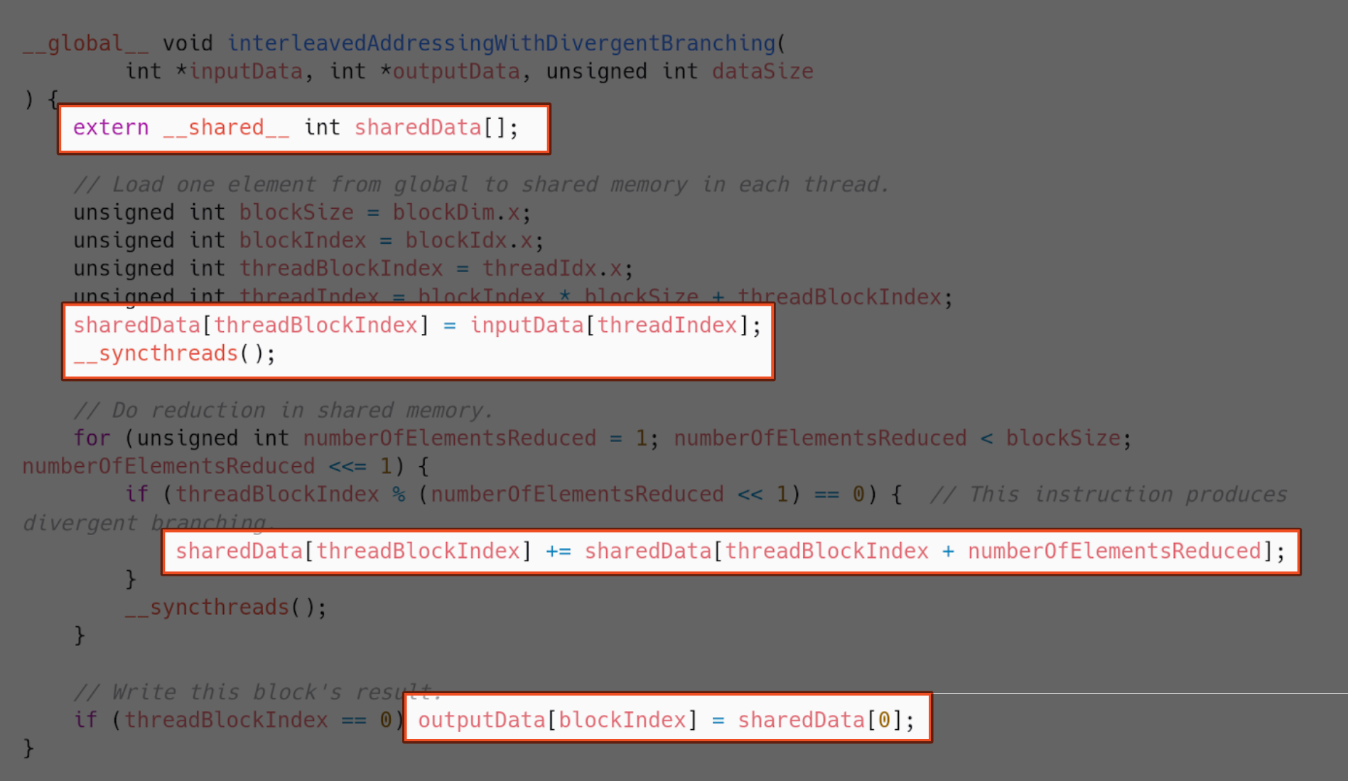 Interleaved addressing